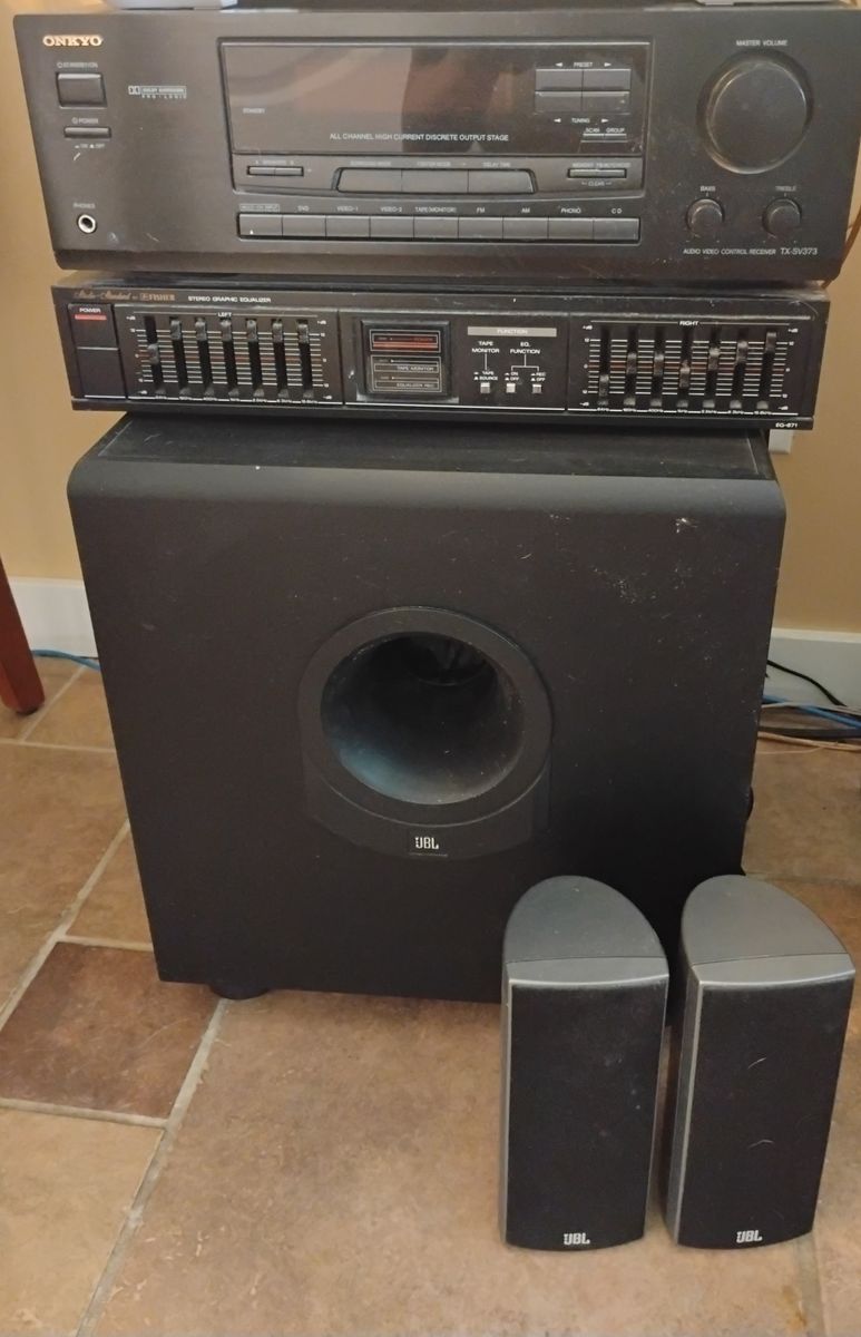 Onkyo Speaker and JBL Speaker