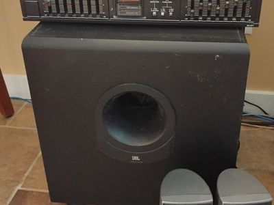 Onkyo Speaker and JBL Speaker