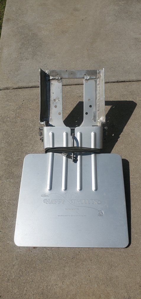 The Happy Troller Aluminum Trolling Plate - Outboard Boat Motor Accessory