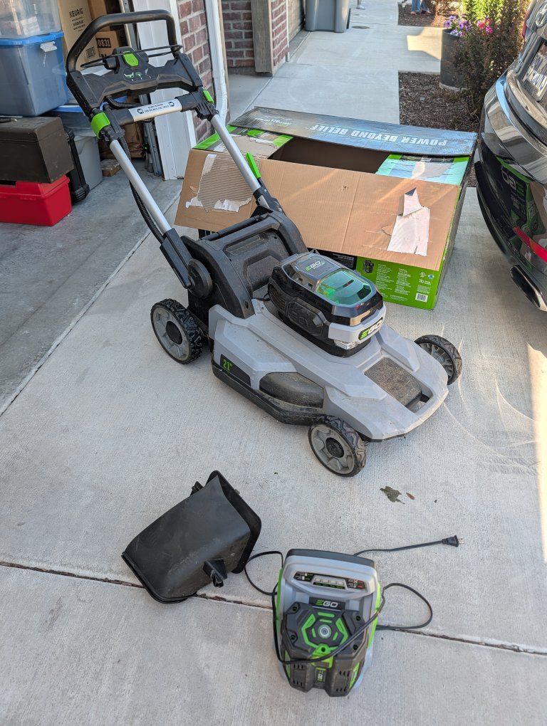 Ego electric lawnmower