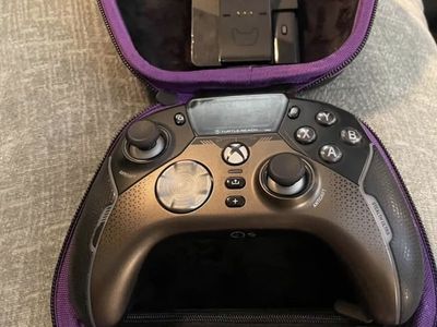 Turtle Beach Stealth Ultra Wireless Controller for Xbox - Black/Purple, Rechargeable, Like New