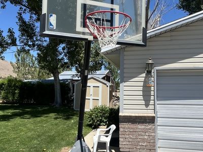 Spalding NBA Portable Basketball Hoop System with Polycarbonate Backboard