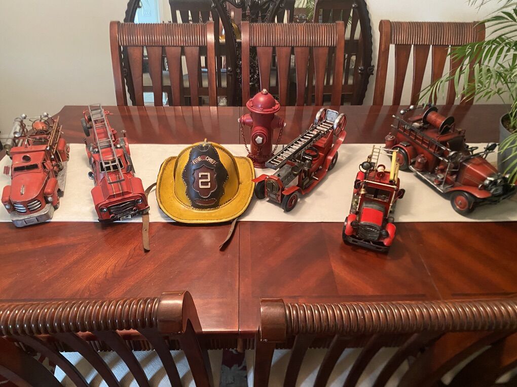 Old Fire Truck/Firefighter Collection Lot