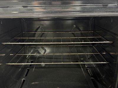 Good Whirlpool Black Gas Range with Power Burner - Used