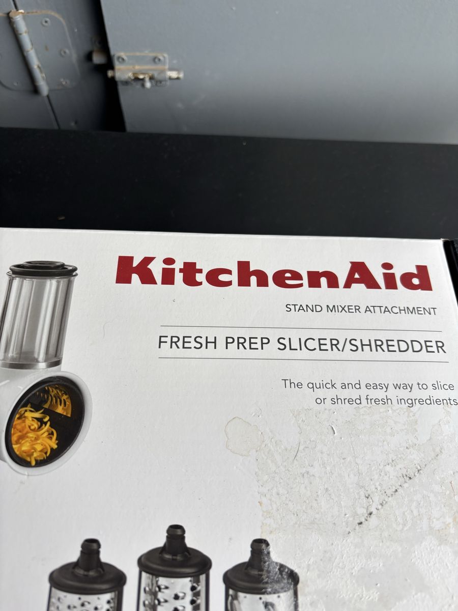 KitchenAid KSMVSA Fresh Prep Slicer/Shredder Stand Mixer Attachment with 3 Blades