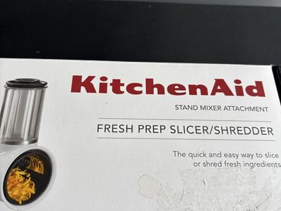 KitchenAid KSMVSA Fresh Prep Slicer/Shredder Stand Mixer Attachment with 3 Blades