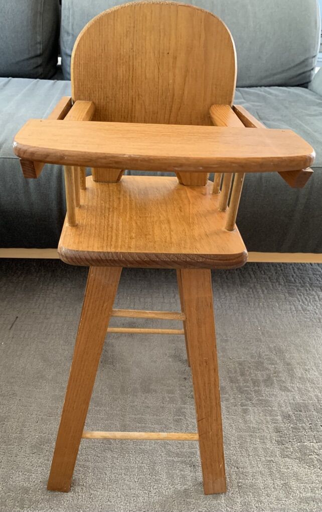 Wood High Chair Toy