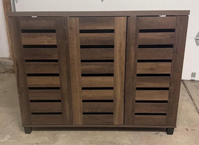 Solid Wood Storage Cabinet