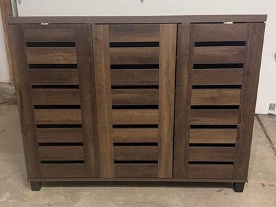 Solid Wood Storage Cabinet