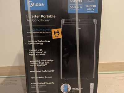 Midea MAP14HS1TBL Portable AC 12K/14K BTU