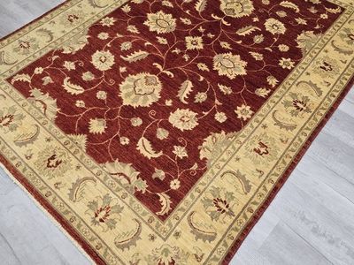 8x5 Hand knotted Oushak Wool Rug