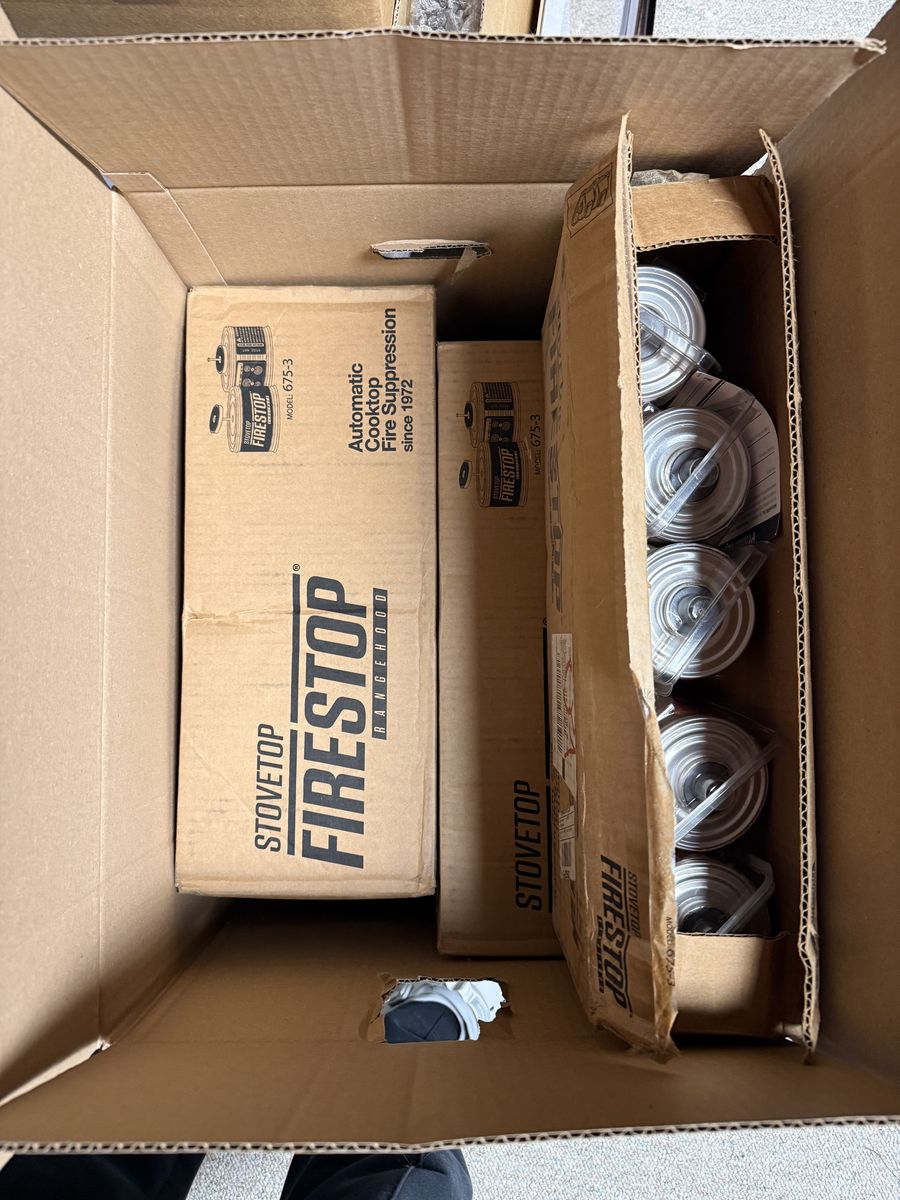 25 StoveTop FireStop 2-Packs (50 units) - some expired - bulk lot