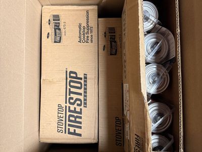 25 StoveTop FireStop 2-Packs (50 units) - some expired - bulk lot