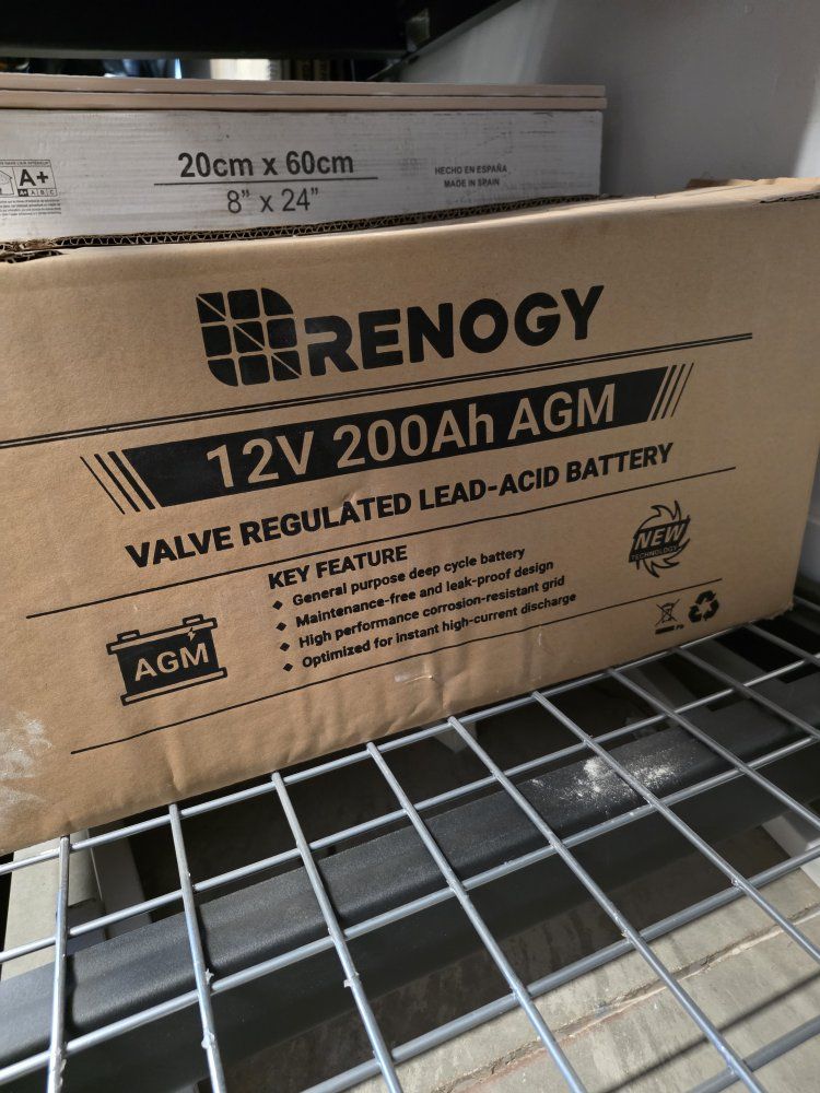 Renogy 12V 200Ah AGM Deep Cycle Battery