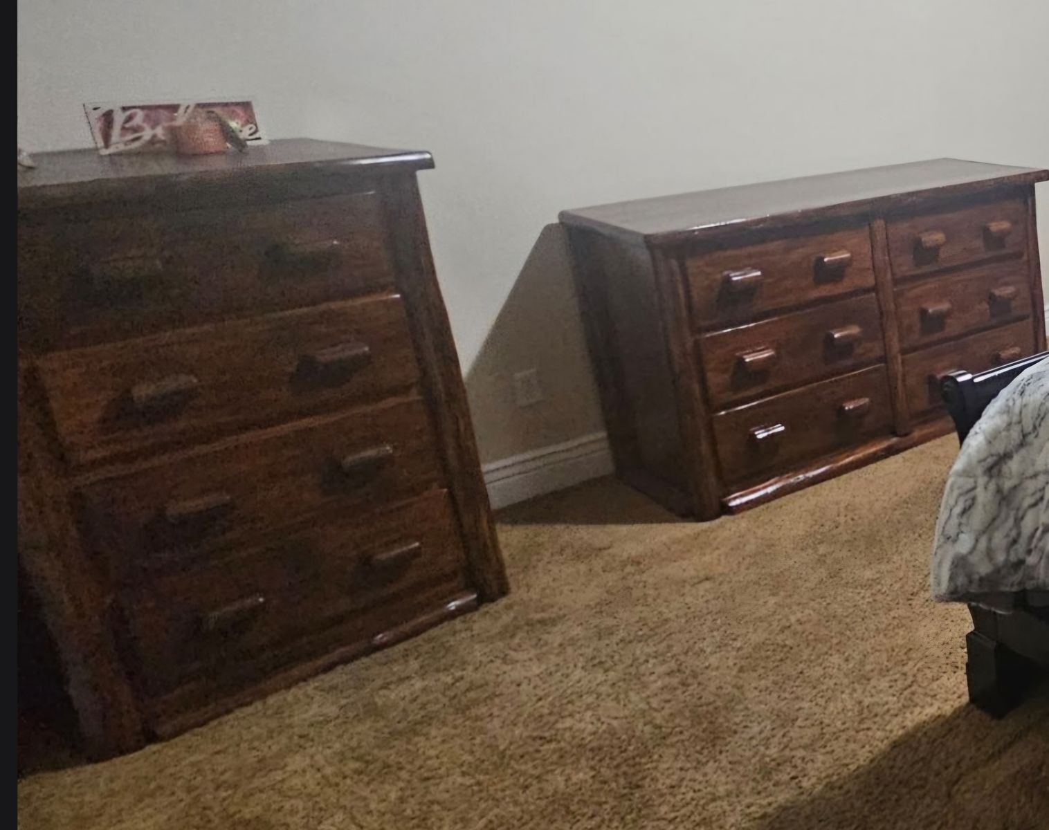Solid Log Furniture set