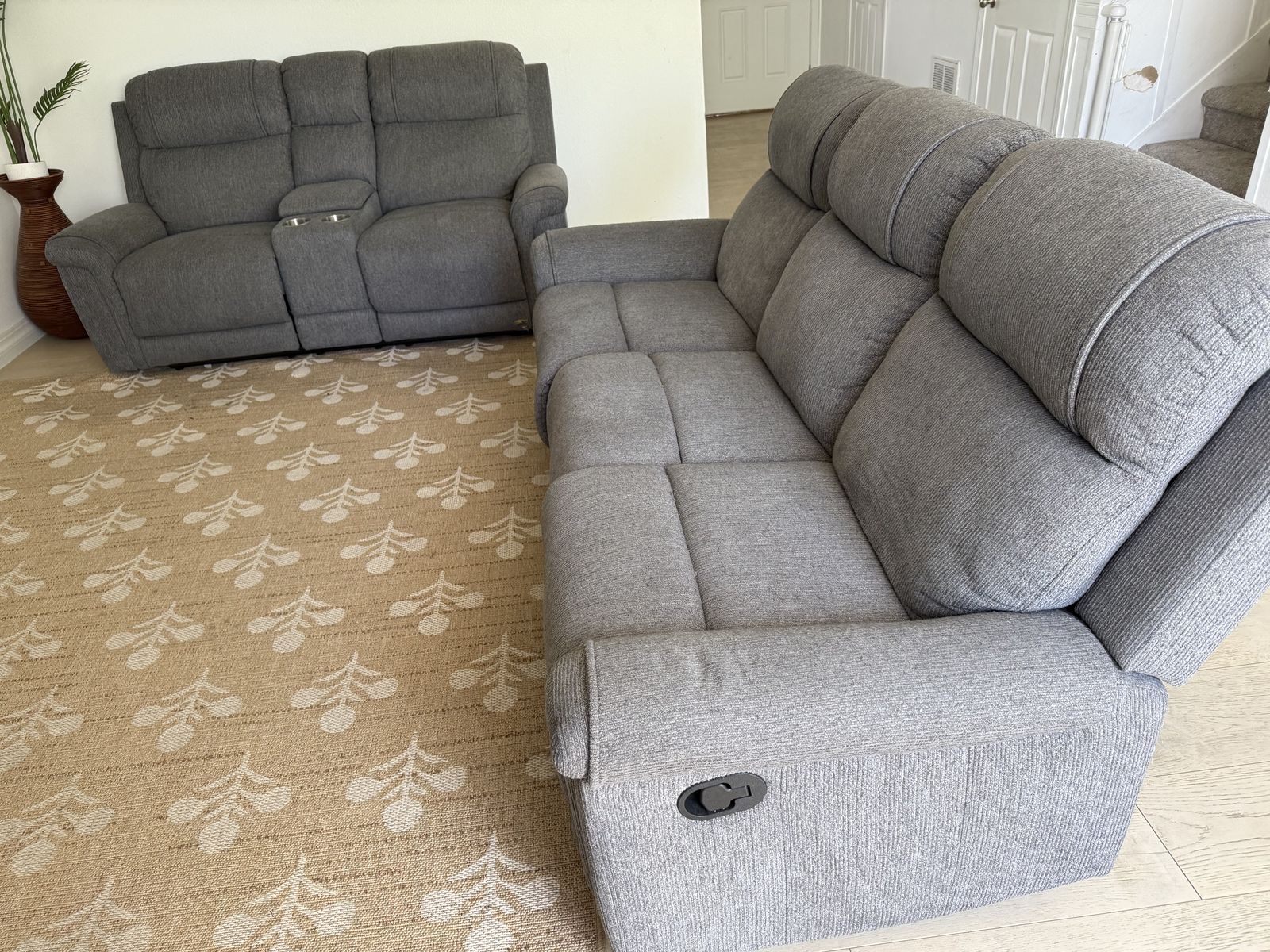 Reclining Couch and Loveseat