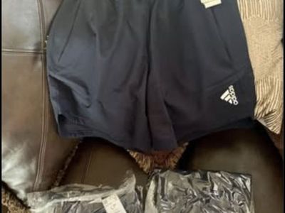 NWT (3 Pair) ADIDAS shorts (size L, Reg Length)