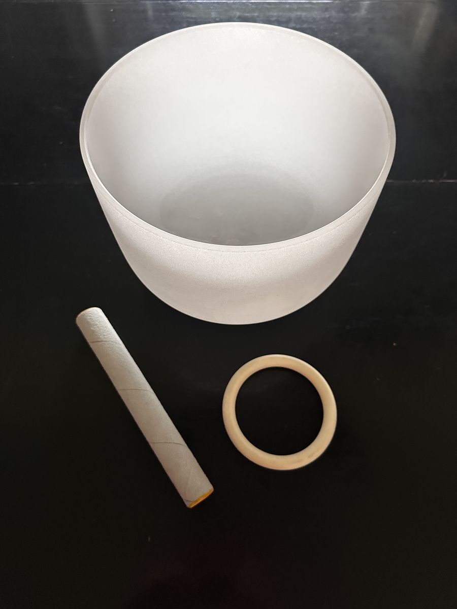F Note Crystal Singing Sound Bowl Heart Chakra