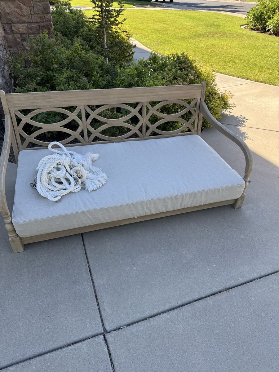 Wooden Porch Swing Daybed