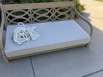 Wooden Porch Swing Daybed