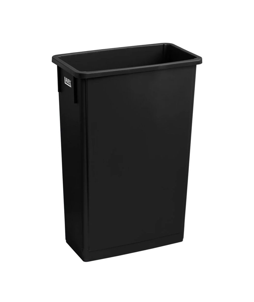New Lavex 23 Gallon Slim Rectangular Trash Can