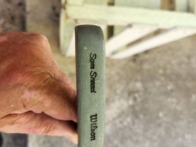 Antique Wilson Sam Snead putter, leather grip, in perfect shape.
