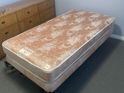 Electropedic adjustable twin bed