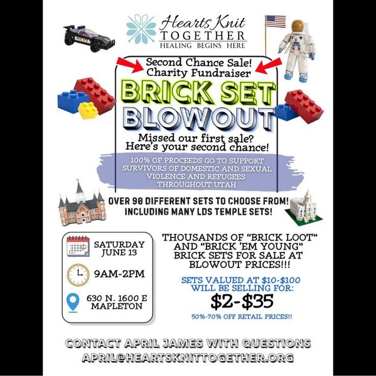 Huge Lego Fundraiser Yard Sale (Brick Loot brand)