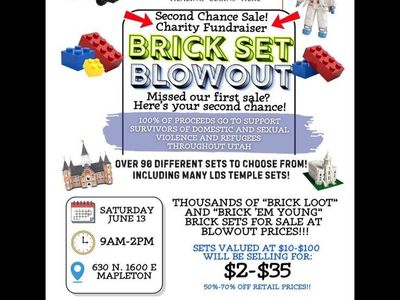 Huge Lego Fundraiser Yard Sale (Brick Loot brand)