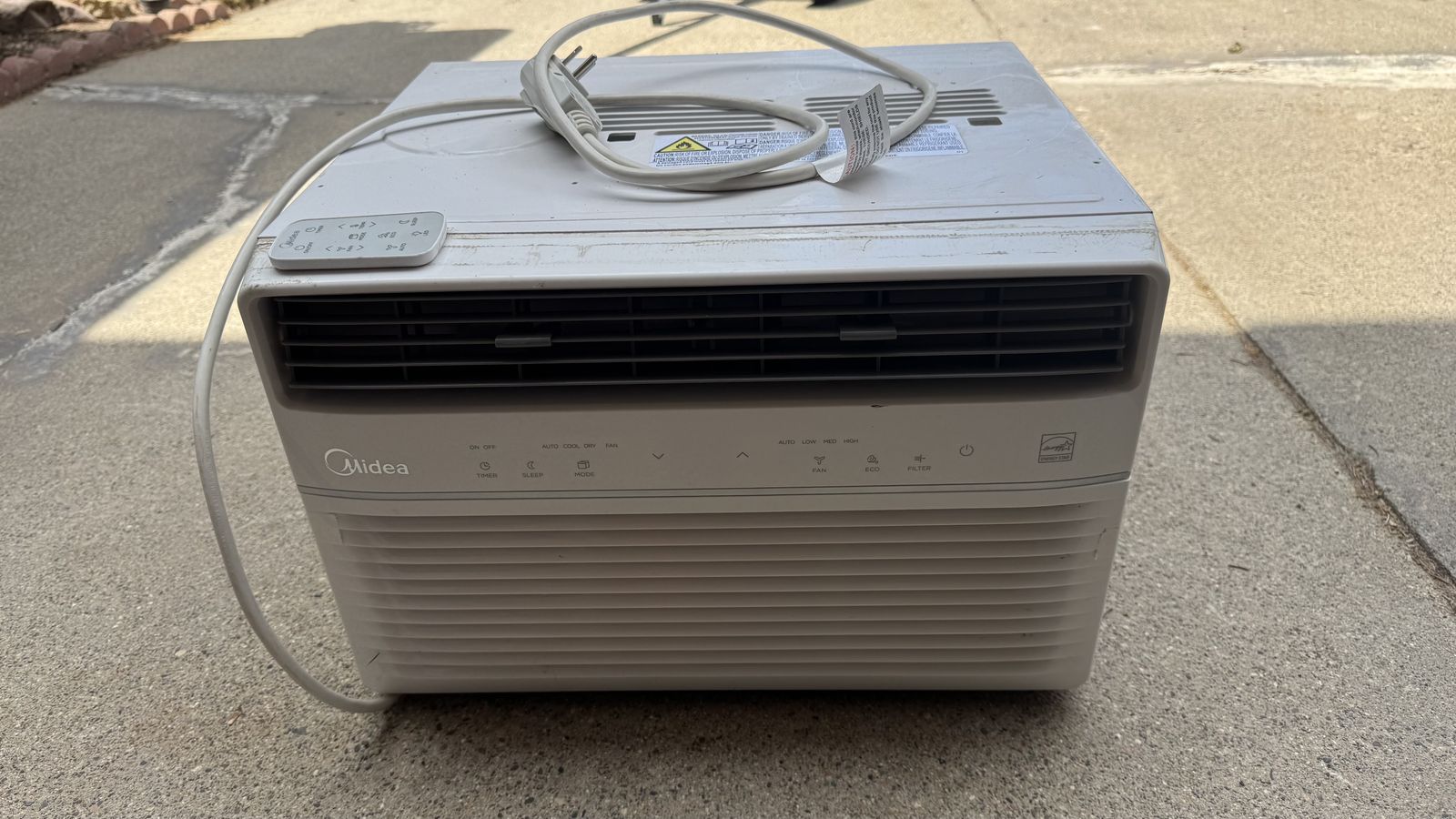 Midea 6,000 BTU Easy Cool Electronic Window Air Conditioner with Remote Control $110