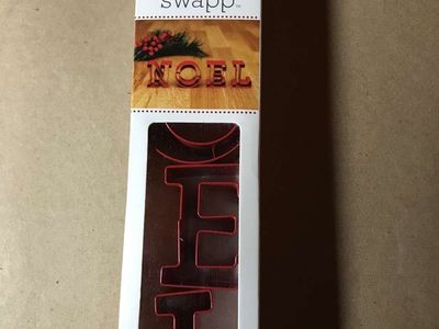 Heidi Swapp Cookie Cutters NOEL Each Cutter is Approx. 1 5/8” x 1 2/8”