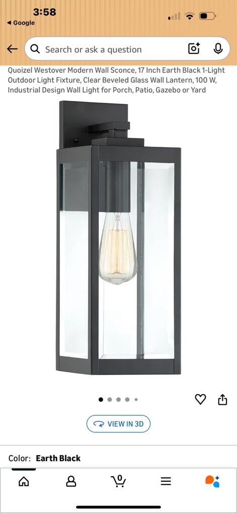 Quoizel Westover Modern Wall Sconce