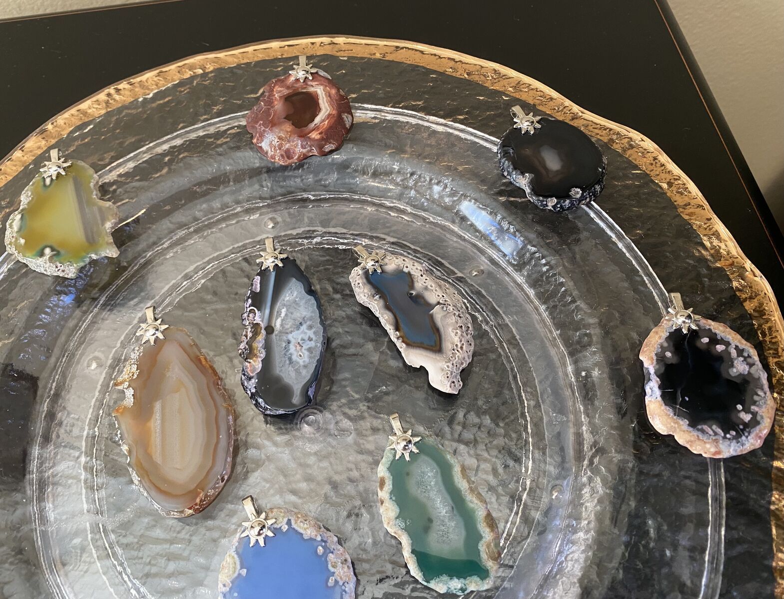 NEW - Gorgeous Agate Slice Pendants - Great Gifts - Choose Your Favorites - Must  See Photos