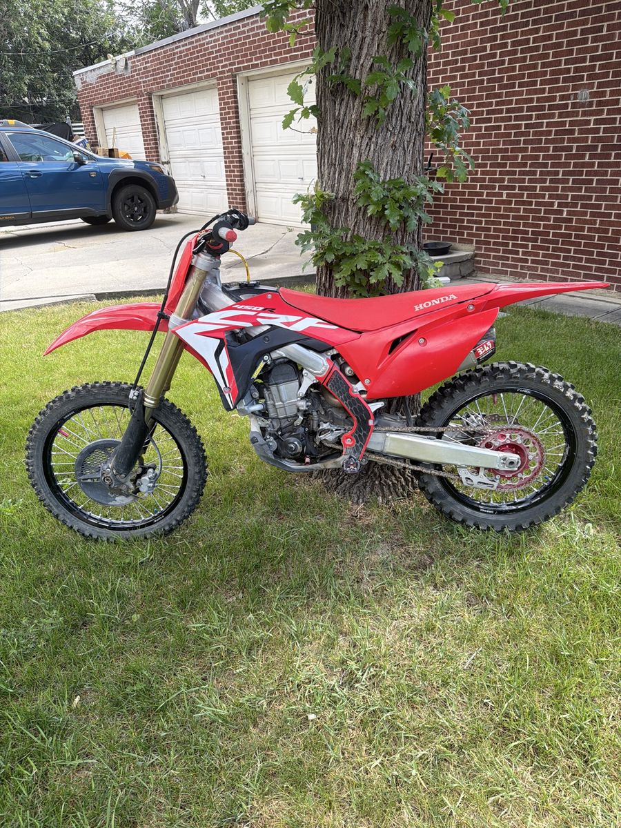 2018 Honda CRF450R Dirt Bike - Yoshimura, Pro Taper, Tusk Wheels, Low Hours