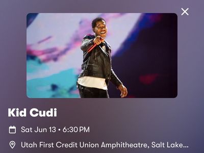 Kid cudi tickets 4 seats available