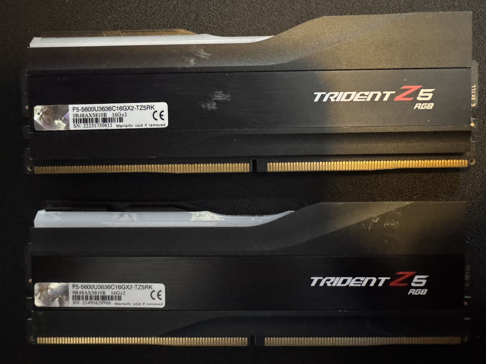G.SKILL Trident Z5 RGB DDR5 RAM 32GB (2x16GB) 5600MHz