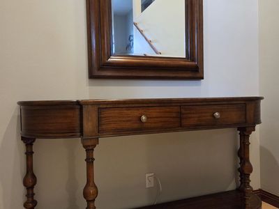 Bernhart Mahogany Sideboard and Mirror