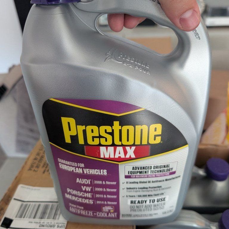 Prestone MAX Antifreeze Coolant European Vehicles Ready To Use 1 Gal