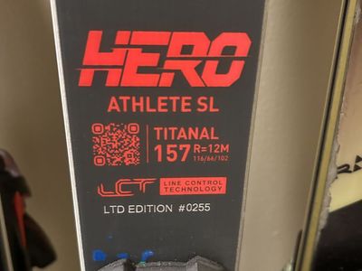 Rossignol Hero FIS SL 157cm – 2-Ski Match Package (1 NEW, 1 USED w/ Look SPX12)