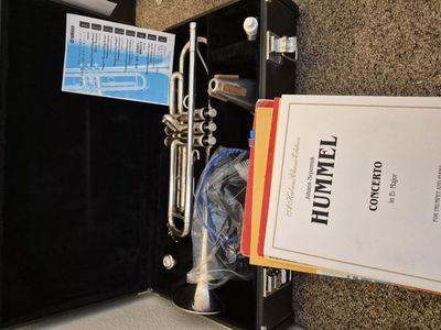 Yamaha Silver Trumpet with Guarantee