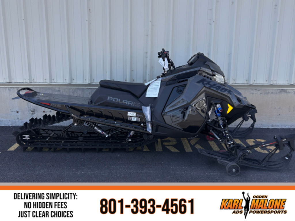 2025 Polaris® 9R RMK KHAOS 155 Shadow Gray / Gloss Black