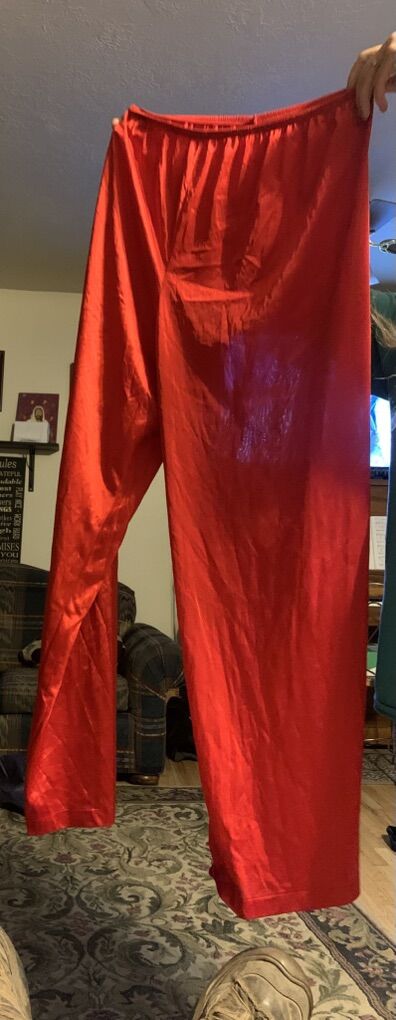 Red Lounge Pants Great For Halloween Or To Lounge