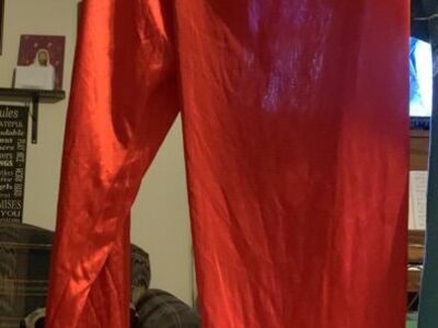 Red Lounge Pants Great For Halloween Or To Lounge