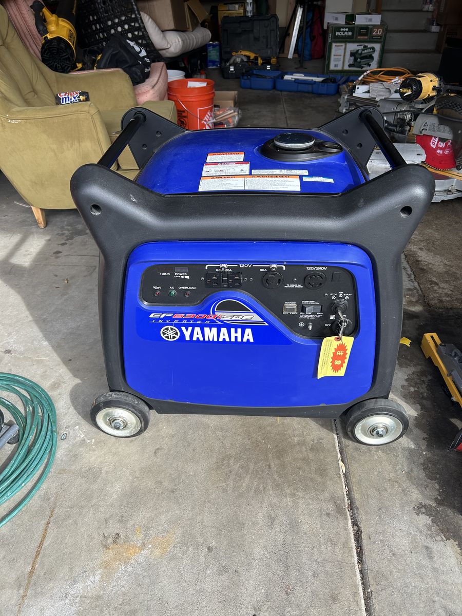 Yamaha 6300 W inverter generator