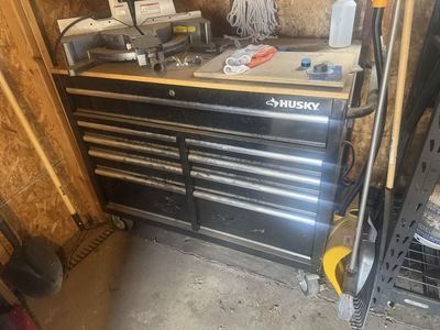 Husky 10-Drawer Black Steel Tool Chest