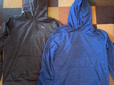 2 mens Puma brand hoodies