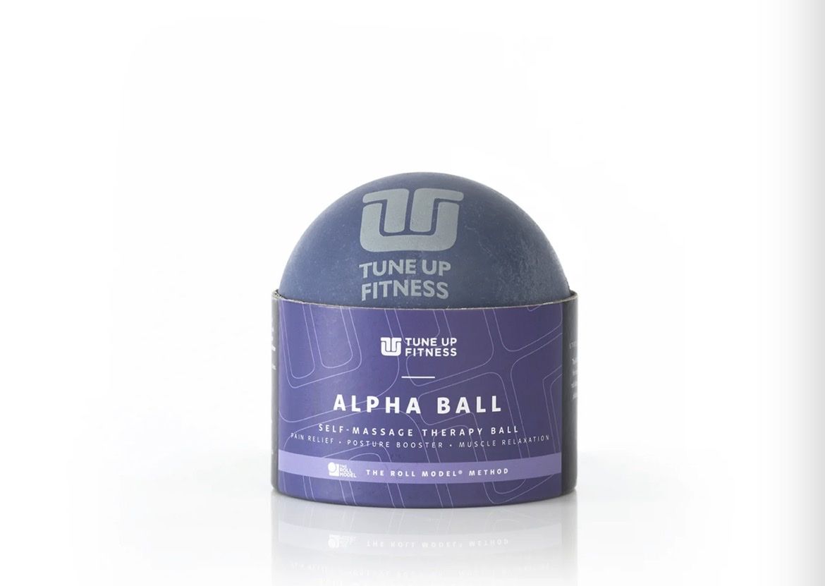 Tune Up Fitness – Alpha Ball | Large Therapy Ball | Massage Ball for Myofascial Release, Pain Relief - Back, Shoulders, Hamstrin