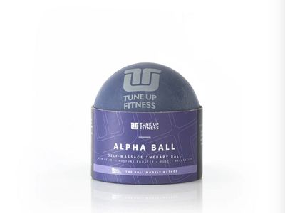 Tune Up Fitness – Alpha Ball | Large Therapy Ball | Massage Ball for Myofascial Release, Pain Relief - Back, Shoulders, Hamstrin