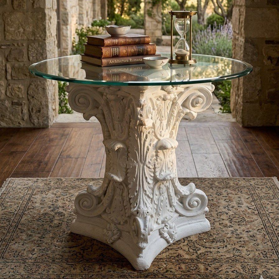 Gorgeous Corinthian Dining Table Base | Pillar