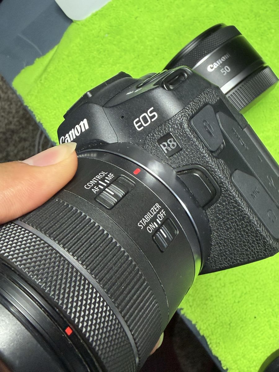 R8, rf50 , rf24-50, adapter+ ef 24-70